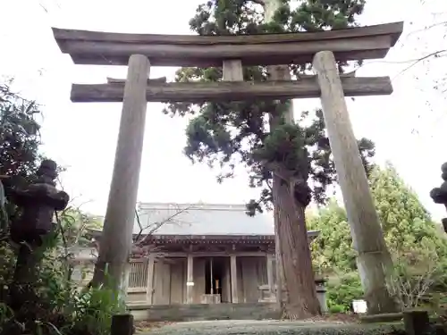 鳥海山大物忌神社吹浦口ノ宮の鳥居