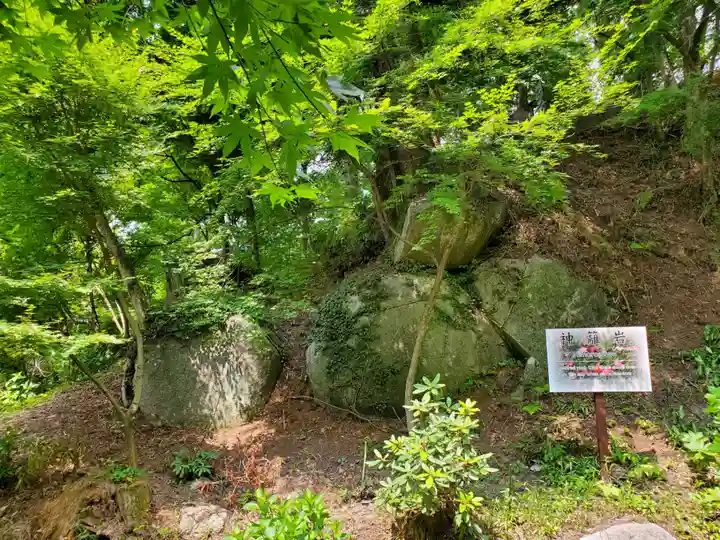 石都々古和気神社の自然