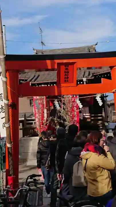 白魚稲荷神社の鳥居