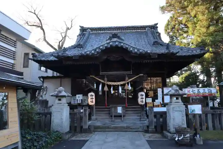 前橋東照宮の本殿・本堂