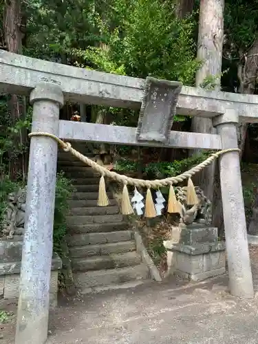 蟇目鹿島神社の鳥居