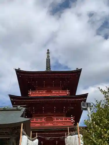 柏原八幡宮の塔