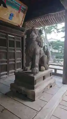 放生津八幡宮の狛犬