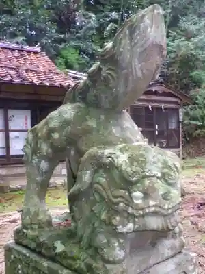 倭文神社の狛犬