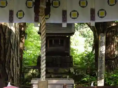 穂高神社奥宮の本殿・本堂