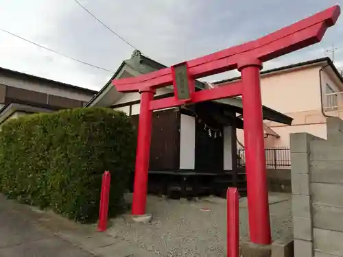 帳附神社の鳥居