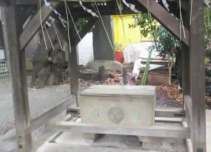 大松氷川神社の手水舎