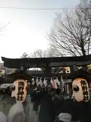 川越熊野神社の鳥居