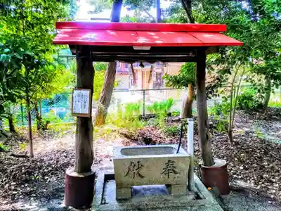 山祇社（石亀土山祇社）の手水舎