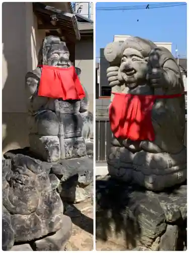 舞子六神社の像