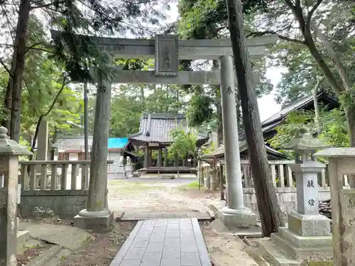 上葦穂神社の鳥居