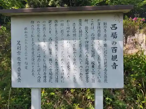 西場の百観音（勧行寺跡）(栃木県)