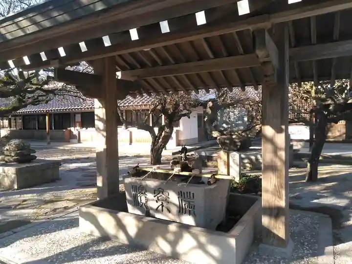 綱敷天満宮の手水舎