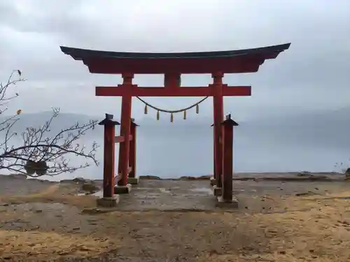 御座石神社の鳥居