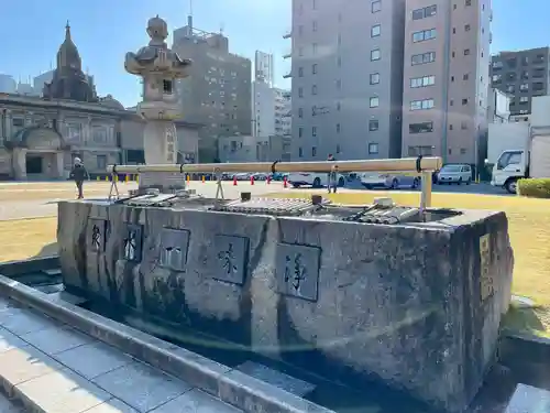 築地本願寺（本願寺築地別院）の手水