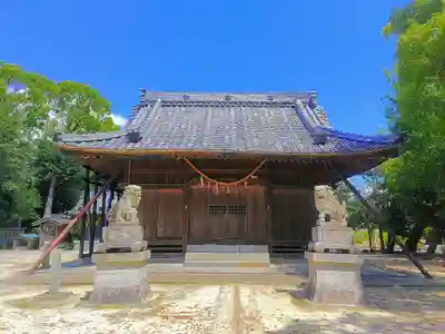 針曽根八幡社の本殿・本堂