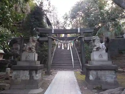 横浜一之宮神社の鳥居