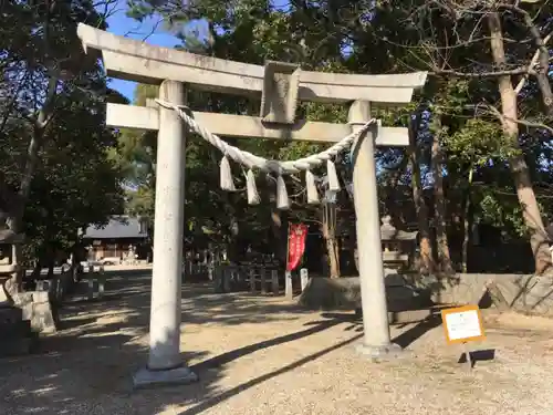 八幡社の鳥居