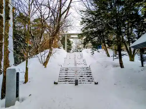 東神楽神社の鳥居