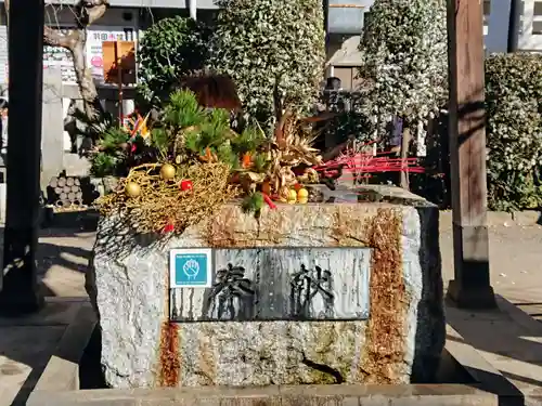 柏神社の手水舎