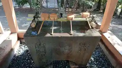 谷保天満宮の手水舎