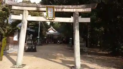 行事神社の鳥居