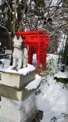 殺生石稲荷神社の狛犬