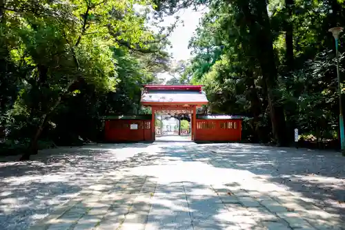 息栖神社の山門