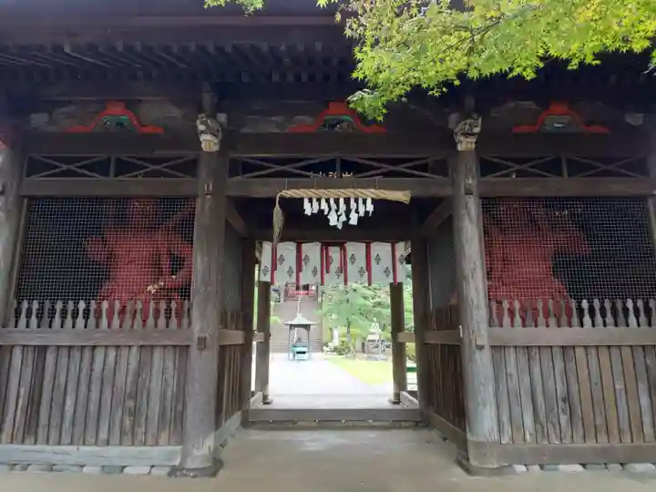 岩殿山安楽寺(吉見観音)の山門・神門