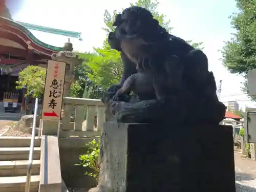 千住神社の狛犬