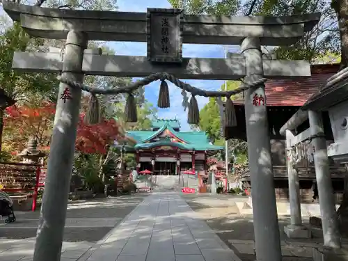 多摩川浅間神社の鳥居