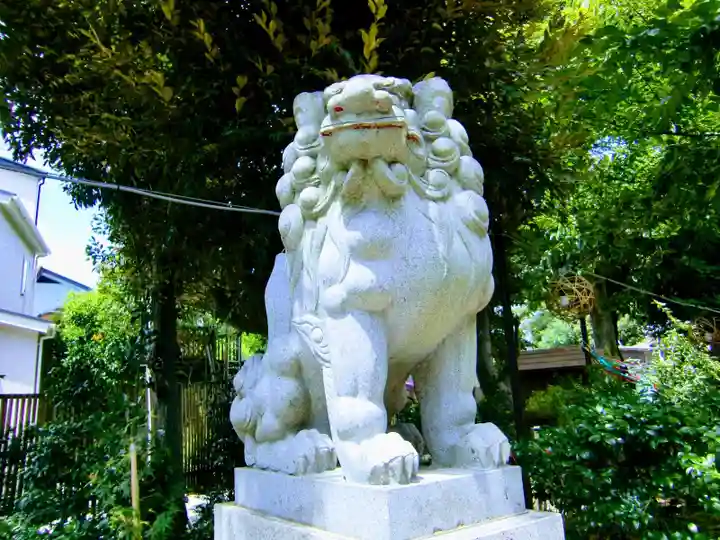 菊田神社の狛犬