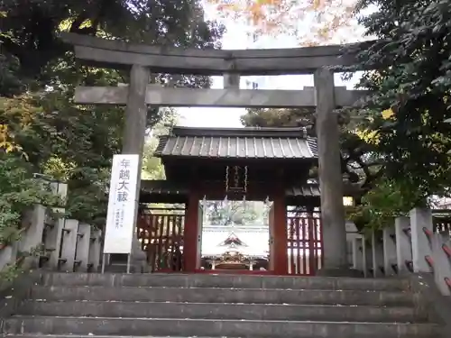 金王八幡宮の鳥居