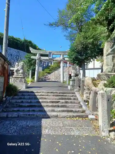 岩国白蛇神社の鳥居