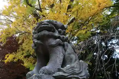三春大神宮の狛犬