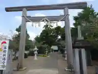 鎌数伊勢大神宮の鳥居