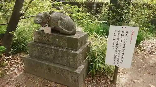 鳥飼八幡宮の狛犬