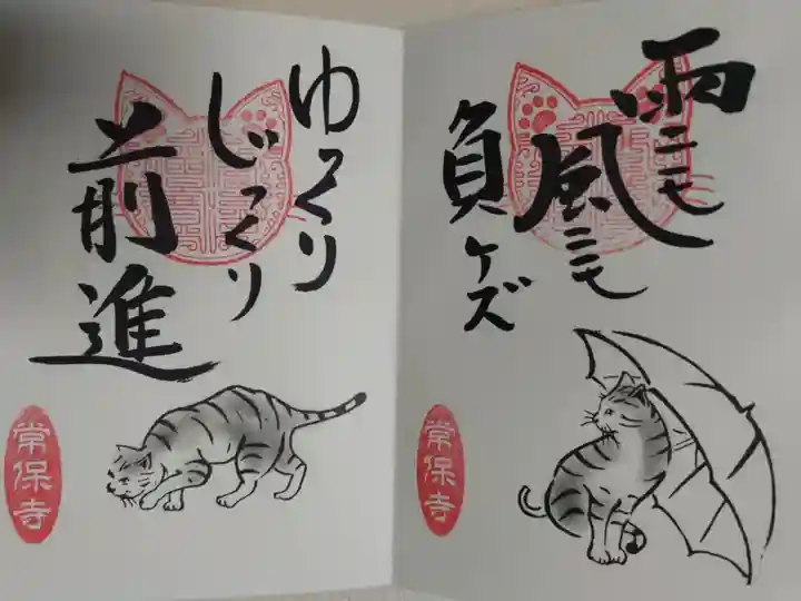 猫一言御朱印まとめプレオーダーがあり拝受。雨ニモ風ニモ負ケズ。ゆっくりじっくり前進。