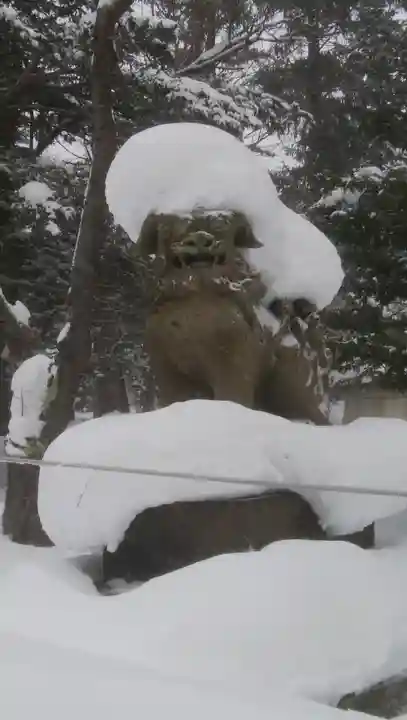 興部神社の狛犬