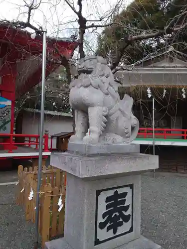 米之宮浅間神社の狛犬