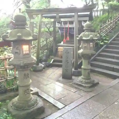 市谷亀岡八幡宮の鳥居