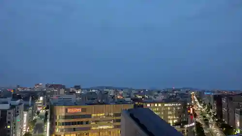 鉄道神社の景色