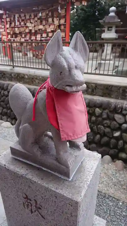 門田稲荷神社の狛犬