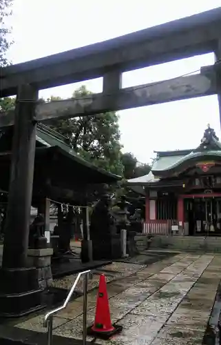鮫州八幡神社の鳥居