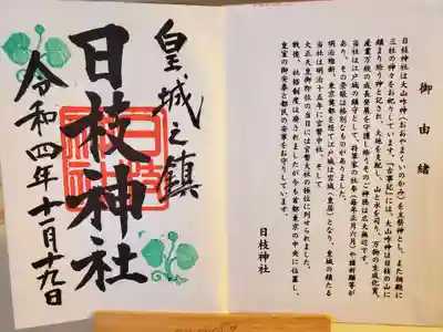 日枝神社の授与品その他