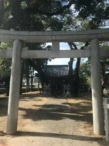 櫛笥神社の鳥居