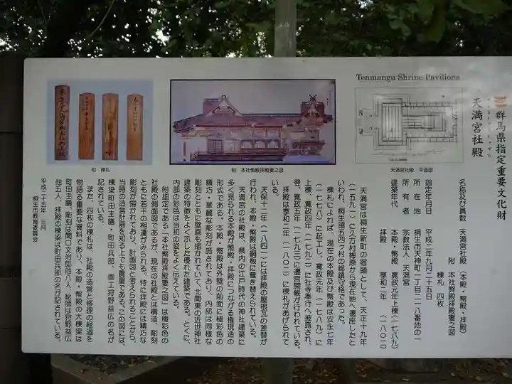 桐生天満宮の歴史