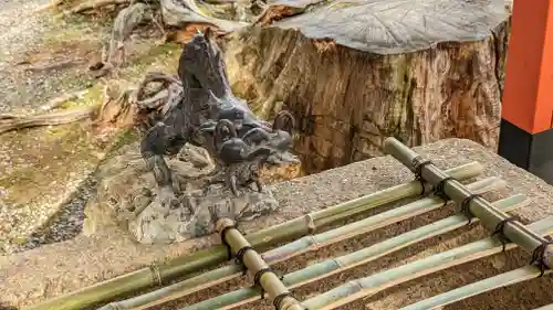 櫟谷宗像神社（松尾大社摂社）の手水舎