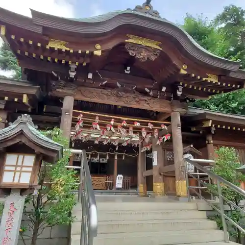 鳩ヶ谷氷川神社の山門・神門