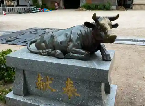 櫛田神社の狛犬